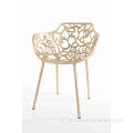 오리지널 디자인 모란 아미늄 식당 안락 의자 정원 의자